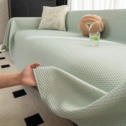 EMME接触冷感ソファーカバーひんやり感Q-max値0.4 防撥水機能 マルチカバー ソファー かけるだけ ベッドカバー汚れ防止 カウチカバー 洗えるオシャレ 可愛い 長方形 カーペットテーブルクロス マルチクロス 北欧 ソファカバー 1人掛け 2人掛け