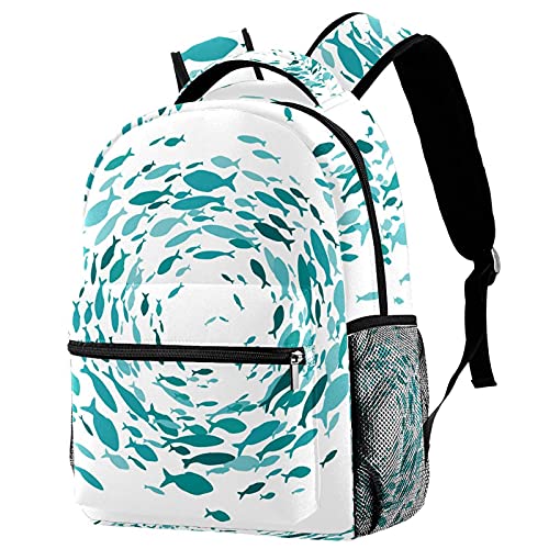 Sac à dos décontracté Halloween homme femme laptoptop multicolore imprimé fantôme
