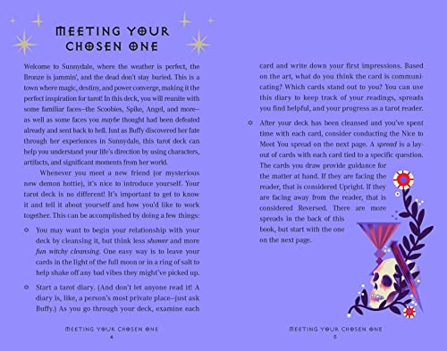 Buffy the Vampire Slayer Tarot Deck and Guidebook