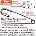 5 PCS of 5 Inch Heavy Duty Jumbo Stainless Steel Safety Pins Silver Color Safety Pins for Laundry, Blanket, Key Rings, Outdoor