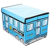 Healvian 蓋付きスタッキング収納ボックス 衣類おもちゃ収納ホルダー 子供部屋用 マルチ機能 整理整頓 漫画デザイン 耐荷重 製素材