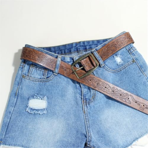 Waist Belt Floral Buckle Punk Chain Costume Belt for Wrap Dress Waist Belt for Suit Skirt Jeans Jewelry4