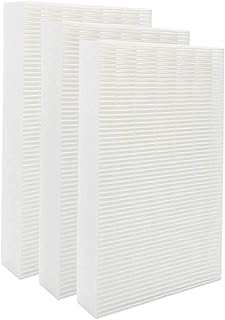 EZ SPARES Replacement for Honeywell，True Hepa Filter，Air Purifier Models HPA300, HPA100 and HPA200,Compared with HRF-R2, HRF-R3, Filter R（3Pcs）
