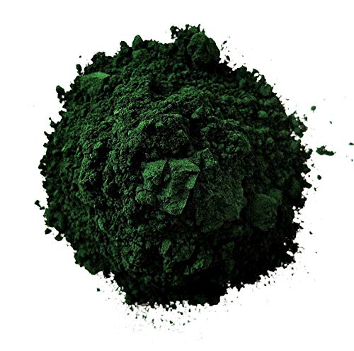 Lovelegis Pigment en Poudre - Huile - Tempera - fresques - encaustique - colorants - colorés - Terre Vert foncé - 100 grammes Cover