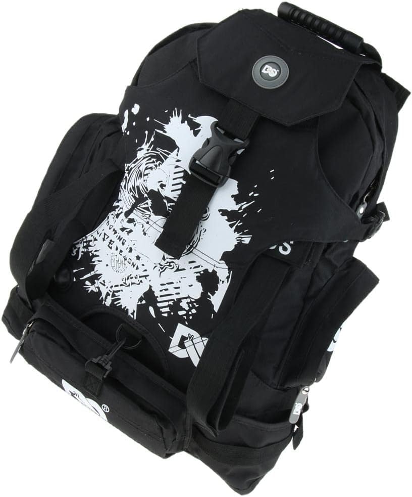 Ice Skate Bag, Roller Skate Bag Large Capacity Roller Inline Skates Backpack Skate Skating Shoes Carrying Bag, Black B