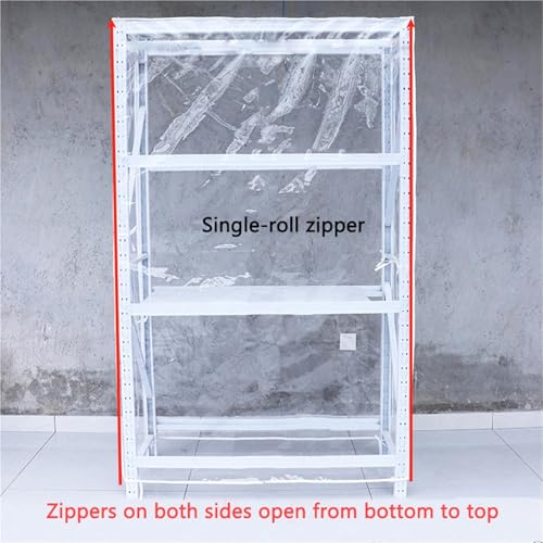 Protector transparente de PVC para estantes de plantas en terrazas 3