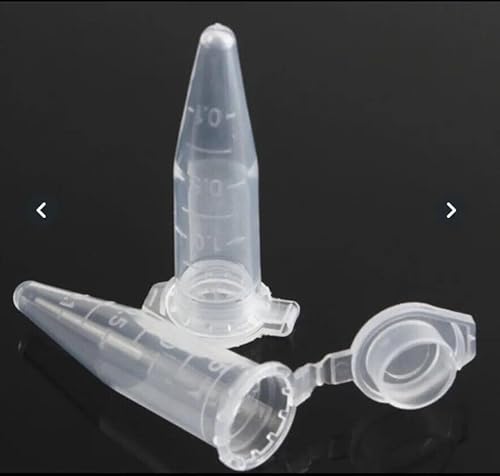 Zoomto ZOOMTO-500-1.5ML Microcentrifuge Tubes 500Pcs,Centrifuge Tubes With Attached Lid,Clear Conical Micro Centrifuge Small Sample Bottle Vials Container For Lab,Plastic Lab Snap Tubes,Clear Graduation thumb #5