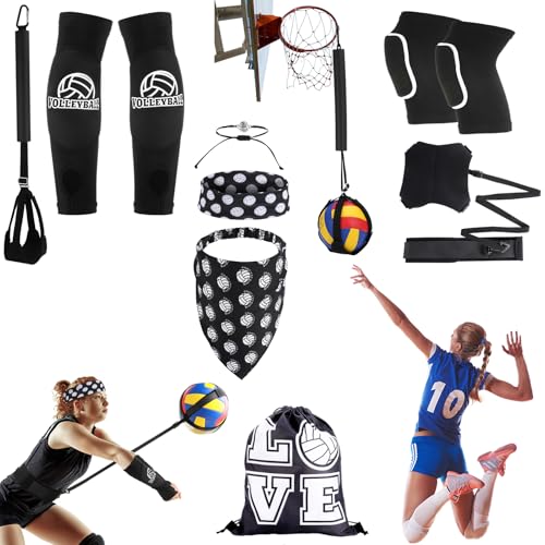 Kit d'entraînement de volley-ball : lot de 8 sacs cadeaux complets pour débutants