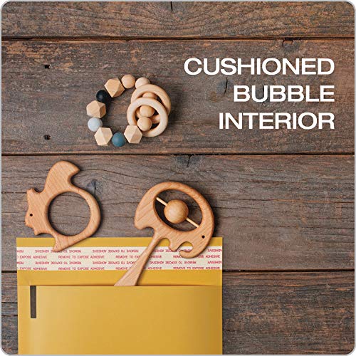Quality Park Bubble Mailers, 6 x 9 Shipping Envelopes, Self-Seal, Durable Brown Kraft Padded Envelopes, Redi-Strip Peel Off Closure, 50 Per Box (QUA85755) by Quality Park - Image 2