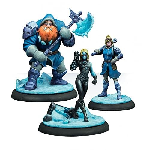 Knight Models Batman Miniature Game: Nora Fries & Reinforcements – 35MM Scale - Unpainted – Ages 14+