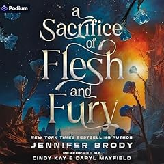 『A Sacrifice of Flesh and Fury: An Astromance』のカバーアート