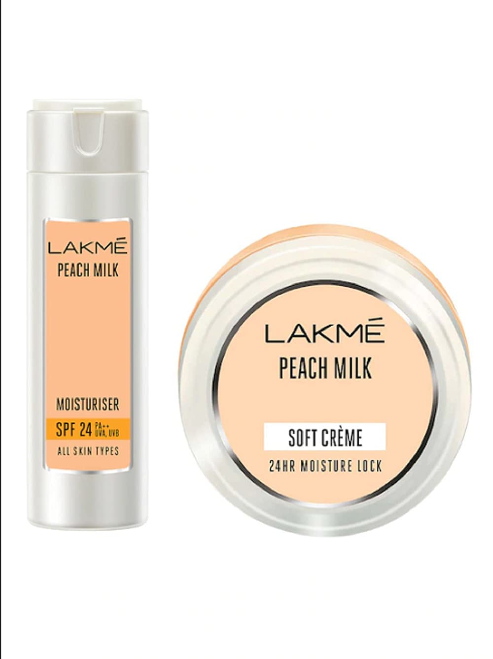 LAKMÉ Peach Milk Set Of Moisturiser Cream SPF 24 PA++ & Soft Creme