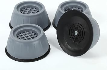 SUJAYU Anti Vibration Pads, 4 Pcs Washing Machine Antivibration Pads Washing Machine Feet, Anti Vibration Pads for Washing Machine, Anti Vibration Washing Machine Support, Dryer Shock Absorber Pads