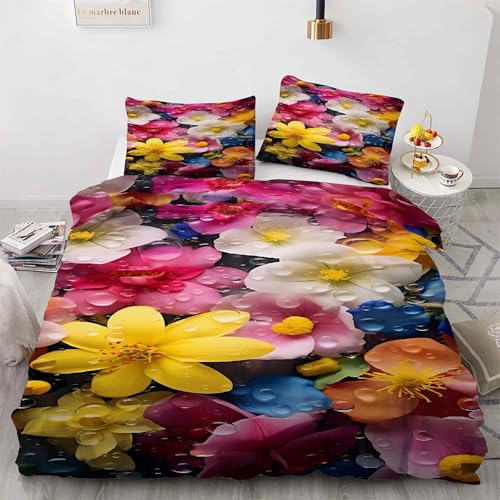 Housse de couette 240 x 260 de qualité supérieure DahliaCouleurs