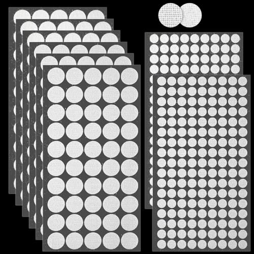 Klettpunkte Selbstklebend 10mm/20mm Klettklebepunkte Self Adhesive Stark Dots Klett Klebe Punkte Rund Klettverschluss Punkte Selbstklebend Für Schule Handwerk Lernmaterial Stoff Diy Weihnachtsk