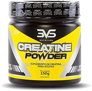 Creatina Monohidrata 3VS Nutrition - Aumenta ATP (Energia muscular) - Desenvolve musculatura - Aumenta a síntese de proteinas - 100% creatina pura importada - 150gr - Sabor Natural  
