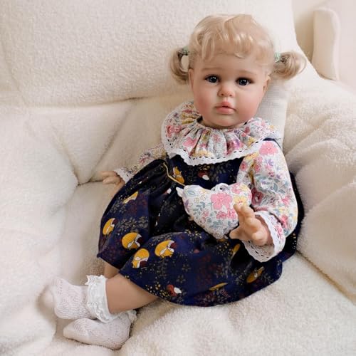 Muñeca Reborn Bebé Realista Niña 24 Pulgadas miniatura 1