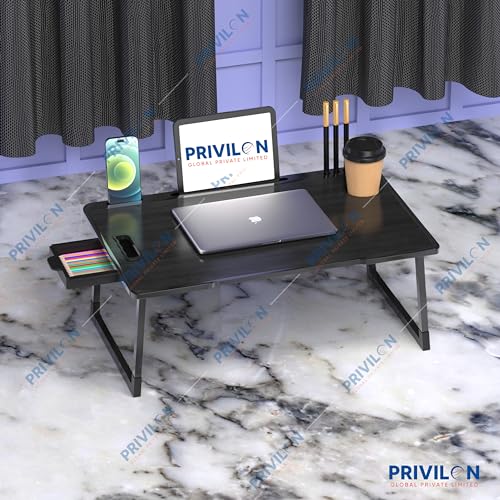 Image of Primo Store Office Table for Home /Writing Desk for Office /Folding Table for School /Folding Study Table /Work from Home Multipurpose Table (Black COTTED)