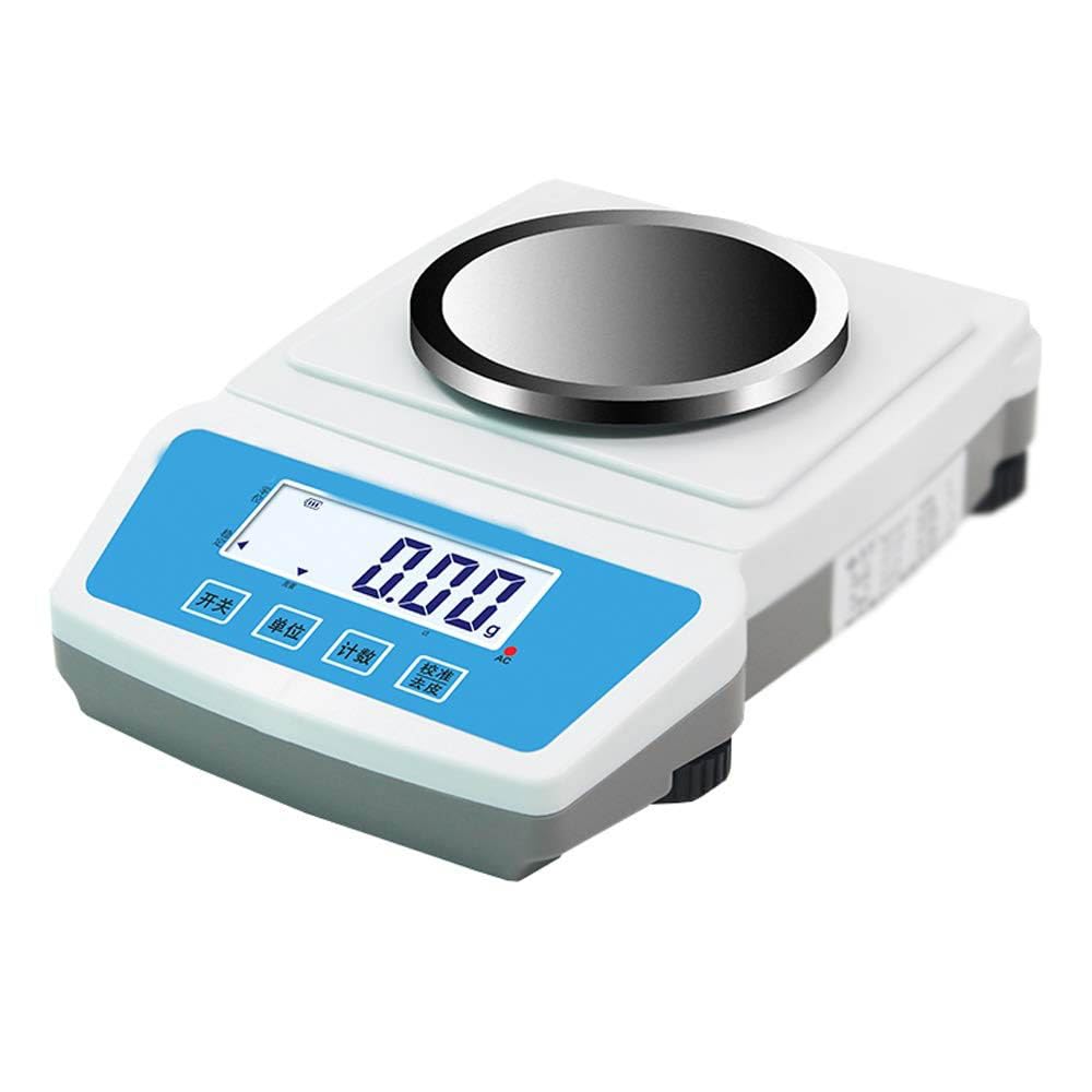 Präzisions-0,001 g elektronische Waage, 0,01 g digitale Küchenwaage, 0,1 g Laborwaage, Zählgewichtswaage, goldene Schmuckwaage, mit LCD-Hintergrundbeleuchtung, Tara und Kalibrierung (Farbe: 1000 g/0,