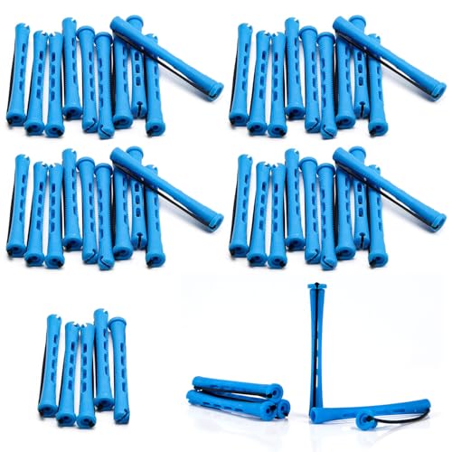 50 Pieces Small Size Hair Curlers Rollers, 0.35 Inch Foam Rollers for Volume and Curls, Lightweight and Easy to Use Hair Styling Tools