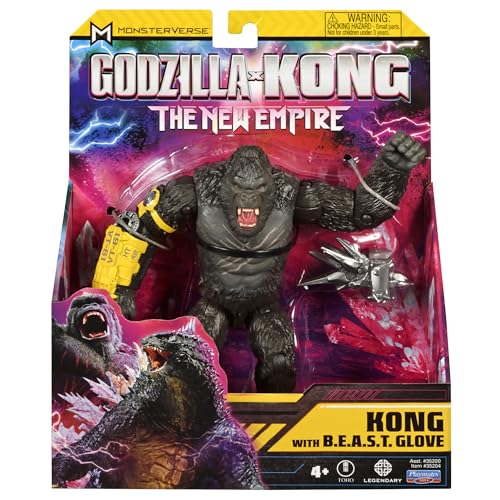 Godzilla x Kong 6” Kong w/B.E.A.S.T. Glove by Playmates Toys by PlayMates - Image 3