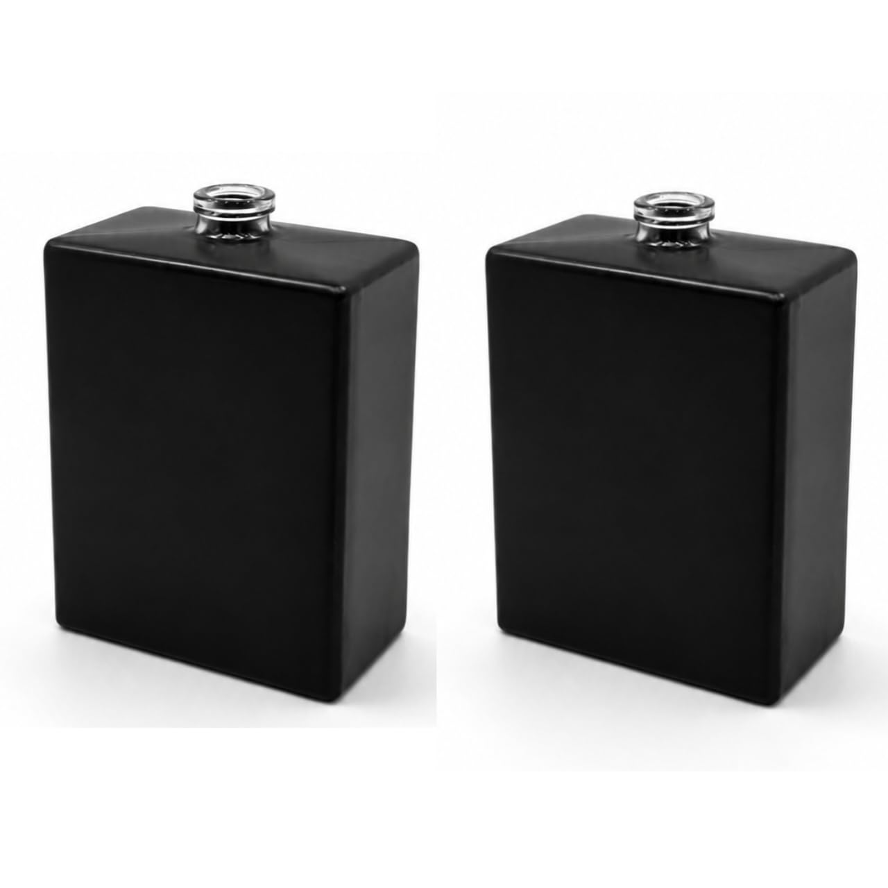 Empty Perfume Bottle with Spray Pump 50 ml, 50 ml perfume glass empty bottle, pack of 2 Black Refillable Spray Bottle 50ml-image-41