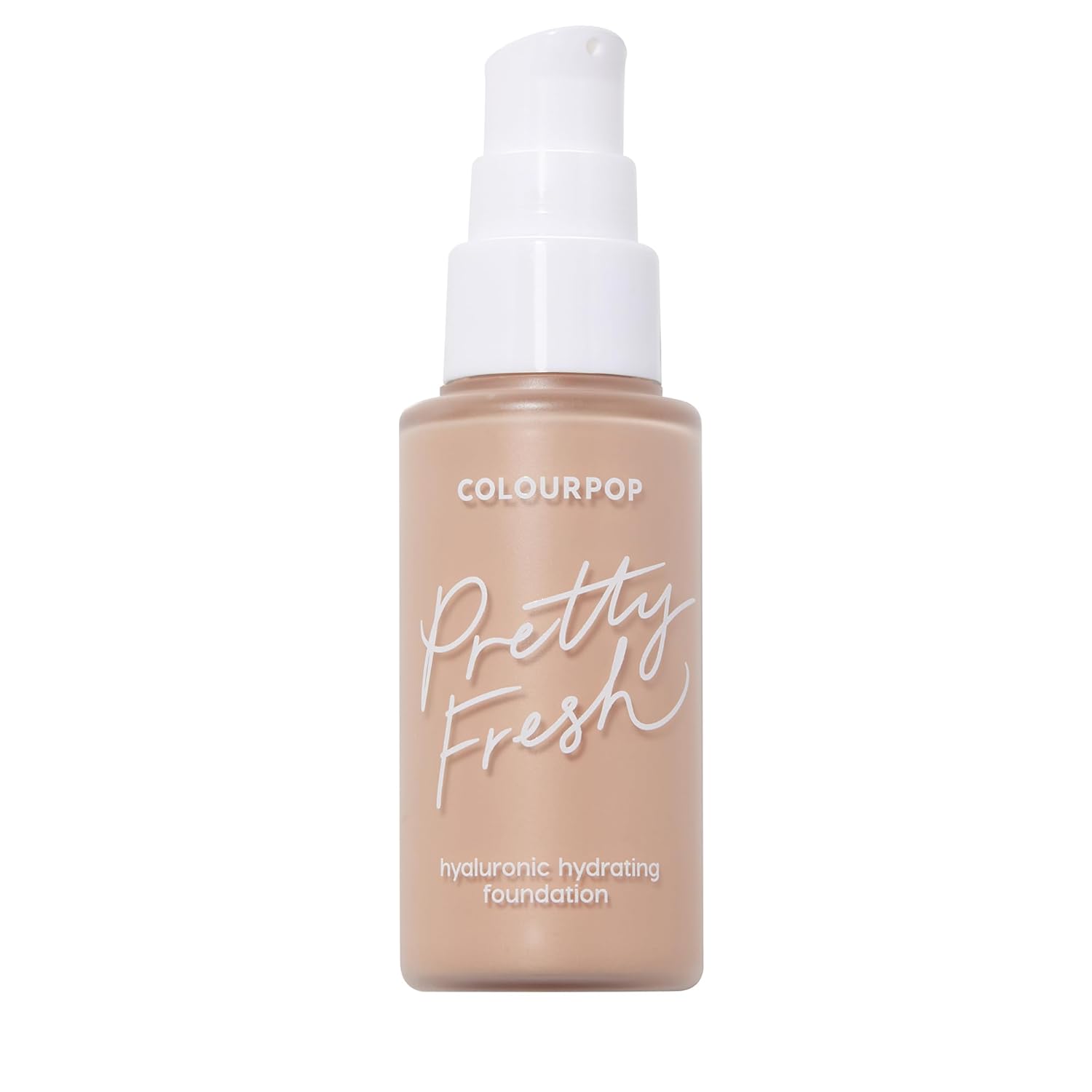 ColourPop Pretty Fresh Liquid Foundation – Hydrating Foundation with Medium, Buildable Coverage & a Natural Finish – Enriched with Hyaluronic Acid & Coconut Water – Light 60N (1 oz)