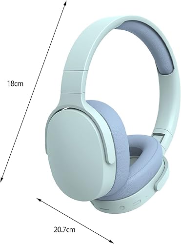 Miniatura 6 de Auriculares Bluetooth con reducción inteligente de ruido, auriculares inalámbricos HiFi plegables, ergonómicos compatibles con Bluetooth 5.1,