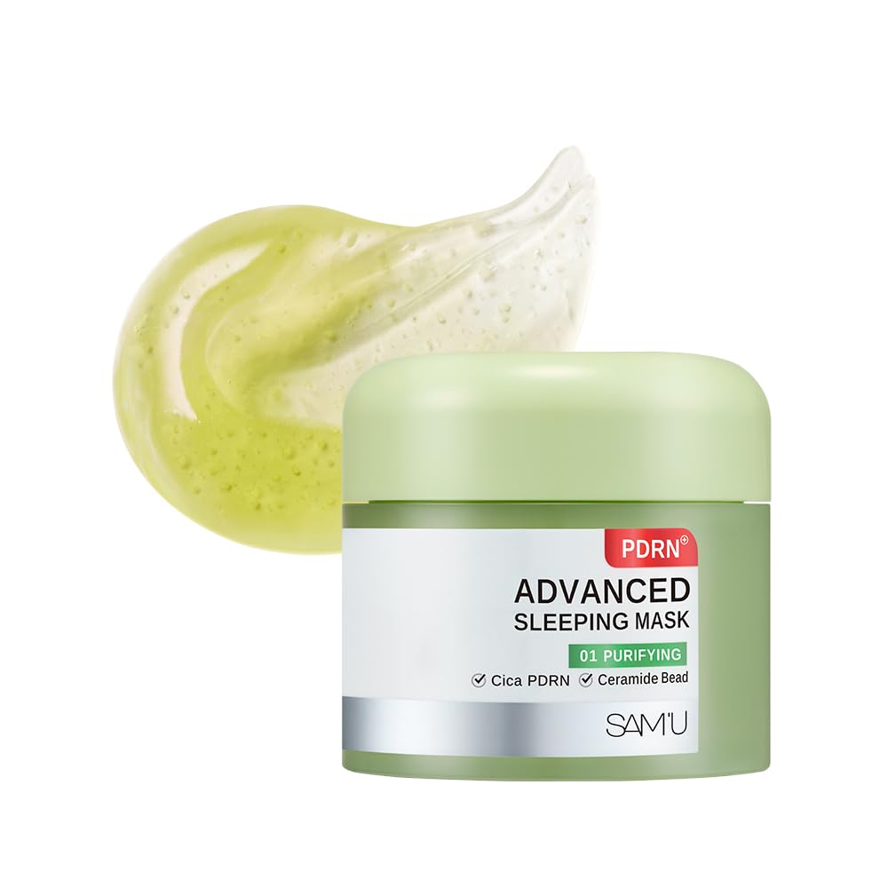 PDRN ADVANCED SLEEPING MASK セット Amazon.com: SAM'U PDRN Advanced Sleeping Mask for Purifying