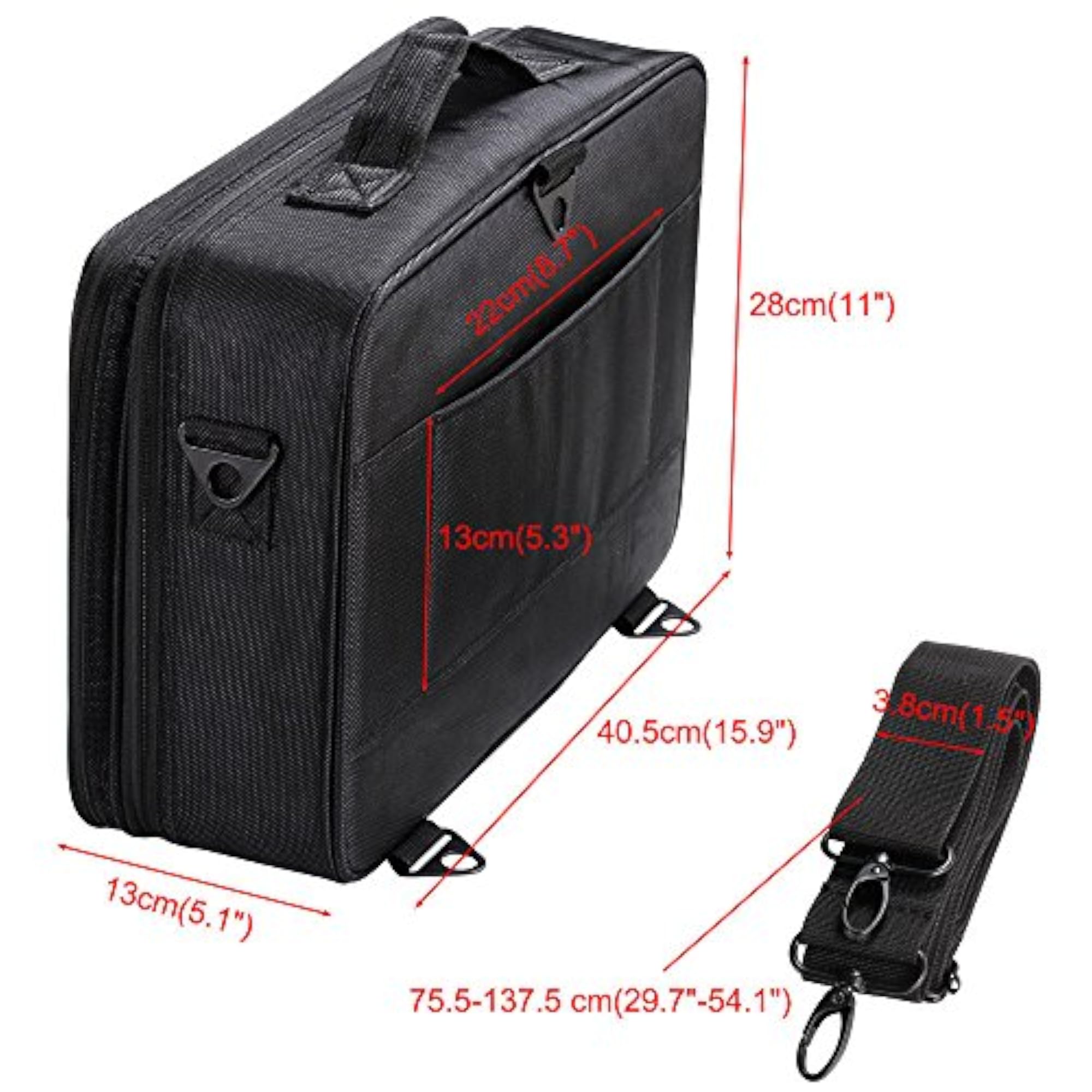 Professional Travel Vanity Case with Adjustable Partitions