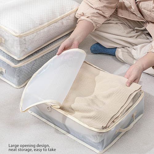 Lybunair 3PCS Składane lekkie przenośne kostki do podróży, torby pakowania bagażu tkaniny ustawione do walizki i szafy
