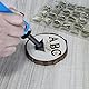 FrogBro 26 Stück Holzverbrennung Pyrograph Lötspitze Stempel, 26 Groß Buchstaben Holz Brandmalerei Tool, DIY Set für Holz oder andere Oberflächenmaterialien, Kompatibel Frogbro Pyrographie Stift