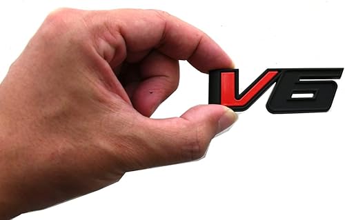 Miniatura 7 de 1 calcomanía 3D para guardabarros de cama V6 emblema para portón trasero 17-18 Canyon Colorado 23349280 negro