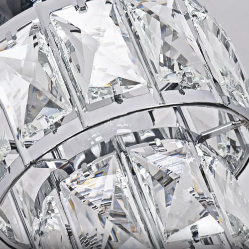 Lámpara de techo de cristal H3TF5J compacta para iluminar techos bajos oscuros 5