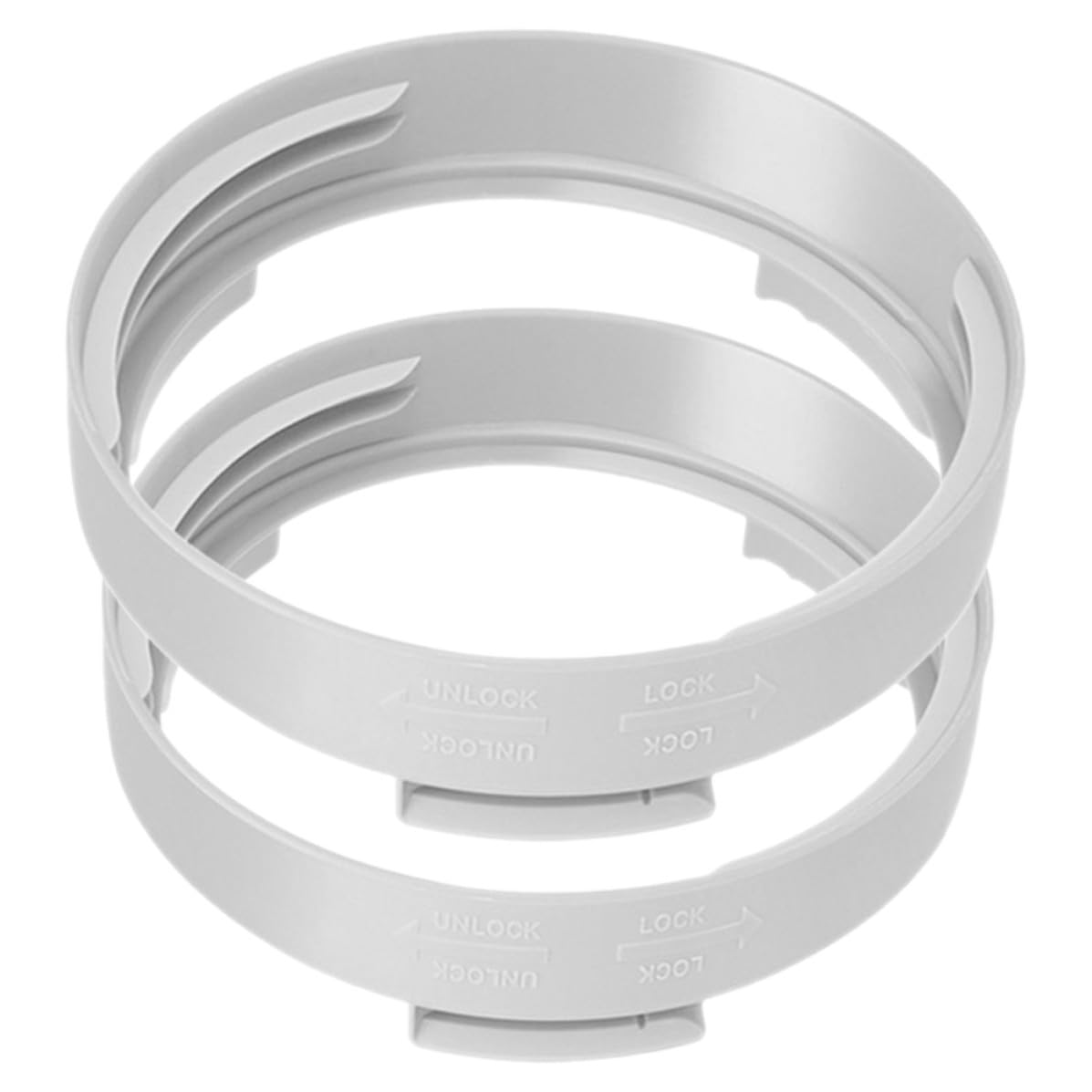 Adaptador de aire acondicionado portátil Milisten de ABS ligero para manguera de escape redonda