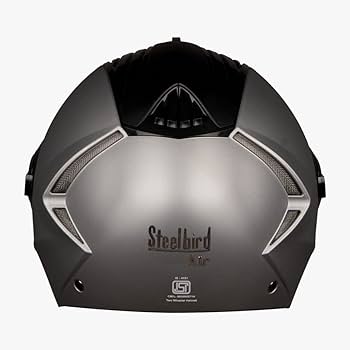 Steelbird SBA-2 Full Face Helmet H. Grey , Size: M(55-56 cm