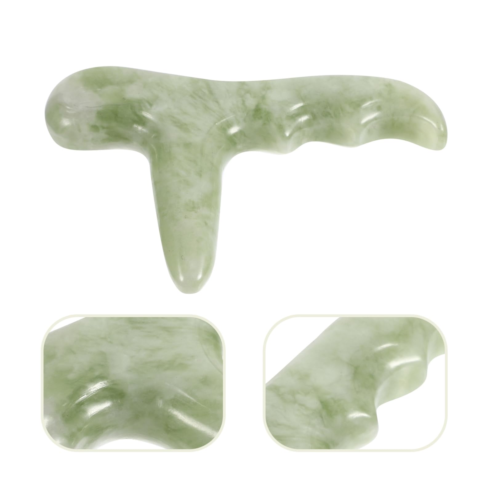 Healvian 4piezas Masajeador De Pies De Jade Herramienta Acupuntura y Reflexología Masajeador Manual Para Aliviar Dolores y Relajar Para y