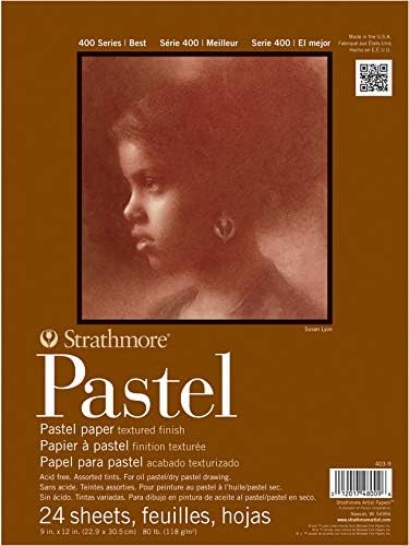 Pro-Art Strathmore Assorted Color Pastel Paper Pad 18 x inch, 24 Sheets
