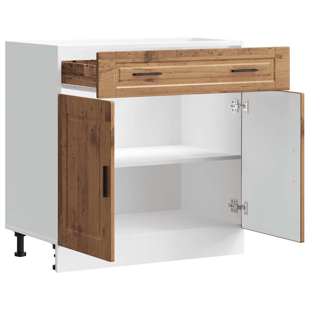 vidaXL Armoire de Cuisine Porto Vieux Bois Bois d'ingénierie