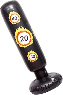 BESPORTBLE 1 Peça Copo De Boxe De Mesa Copos Infantis Coluna De Boxe Inflável Muay Thai Saco De Chutes Saco De Pancadas Inflável Copo Inflável Brinquedos De Boxe Fitness Pvc
