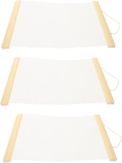 3Pcs Blank Canvas for Painting Double Sided Painting Canvas for DIY Art Projects Smooth Surface for Oil Paint for Beginners