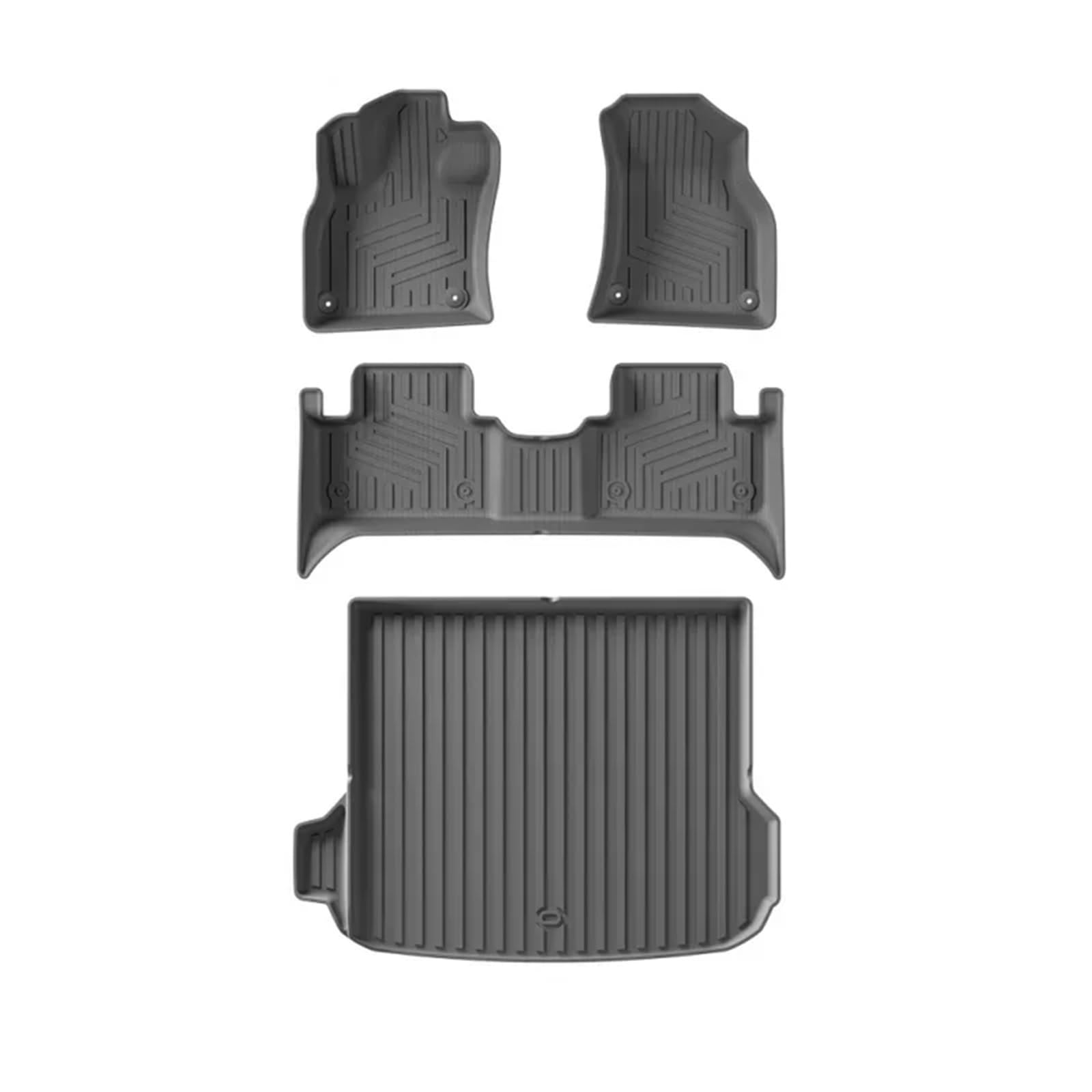 Car Interior Accessories Cargo Liner Compatible for Lynk & Co 01 2025 Car Floor Mats Rear Seat Backrest Protective Mat(Lynk Co 01 LHD 4P)