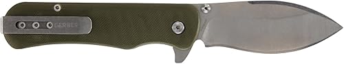 Miniatura 7 de Gerber Gear Confidant - Cuchillo de bolsillo EDC, cuchillo plegable de borde liso de 3.2 pulgadas, verde OD y bambú