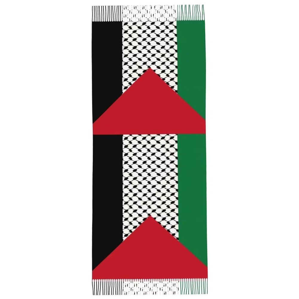 Écharpe drapeau palestinien châle chaud pour vos sorties d'automne hiver