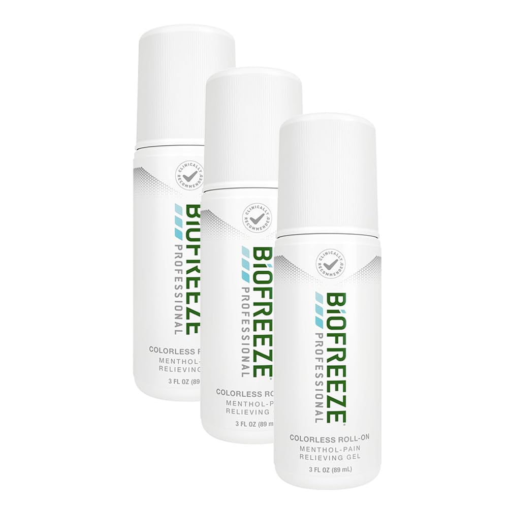 Biofreeze Professional Pain Relief Roll-On, Menthol Gel, 3 FL OZ (2 pack) — Amazon image 14