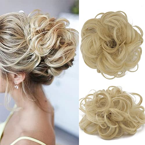 Cybelleza Messy Bun Hair Piece Curly Hair Scrunchies Thick Messy