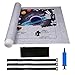 Zaloife Puzzle Mat 1500 Pezzi, Rotolo Puzzle, Accessori Puzzle, Tappetino Puzzle in Feltro, Puzzle Roll Up, Puzzles Saver, Puzzle Pad, Tappeto Puzzle Portatile, Base Puzzle Grigio