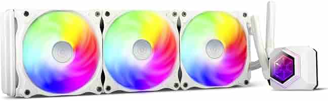 【値下げ】SilverStone PF240 RGB液体冷却　簡易水冷クーラー Amazon | SilverStone RGB水冷クーラー 虹色12cmファンX2 SST