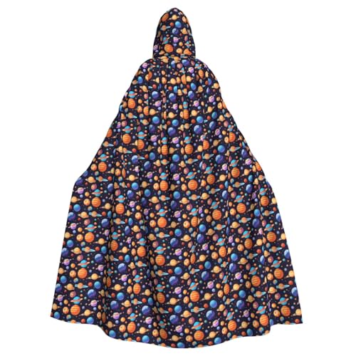 Cape à capuche planète : le costume complet et instantané pour vos fêtes