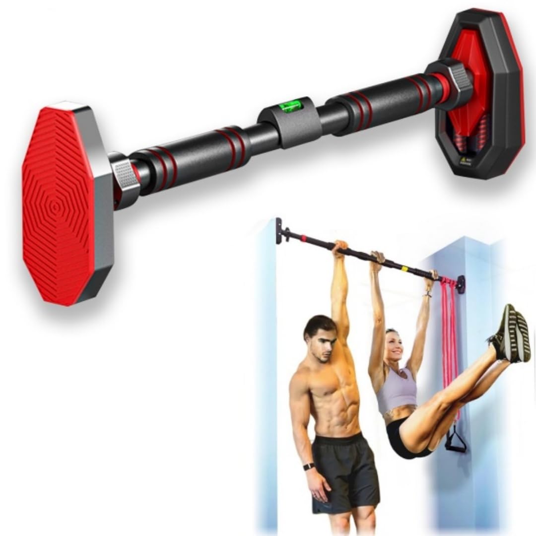 76-100cm Adjustable Pull Up Bar, No Screw, Gear Lock, Home Gym Training